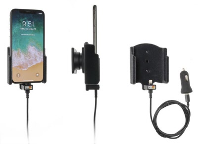 bekennen Uitleg eend CarkitStunter.nl - Brodit Houder Lader Apple iPhone XR/11 USB  sig.plug-padded 721090 #1 Brodit Specialist